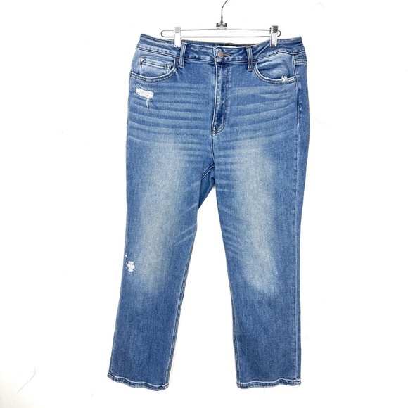Flying Monkey Blue Straight Leg Jeans - Picture 1 of 4